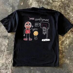 T-Shirt Basketball Tee With Red Accents